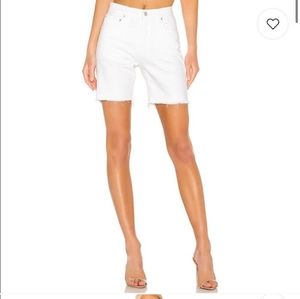 Agolde Rumi shorts in Oyster